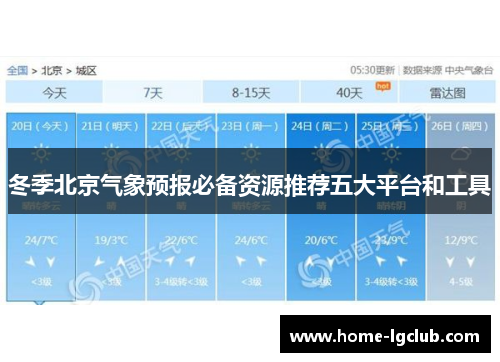 冬季北京气象预报必备资源推荐五大平台和工具